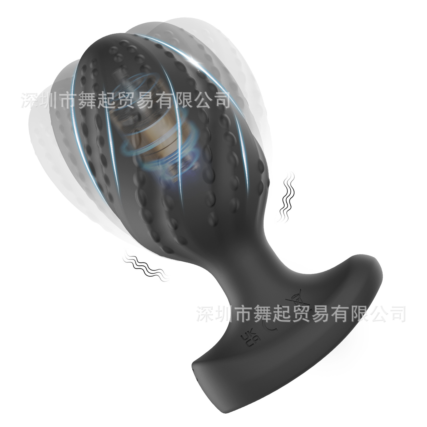 Portable Silicone Vibrating Anal Plug for Outdoor Use, Backcourt Toy for Female Masturbation, Encrypted Shipping, Cross-Border Exclusive Supply