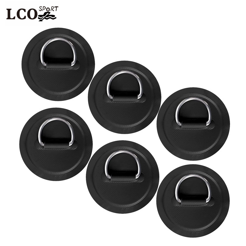 Cross-border Hot Scull Inflatable Boat Surfboard Accessories SUP Paddle Plate Buckle Stainless Steel D Ring Buckle PVC Patch