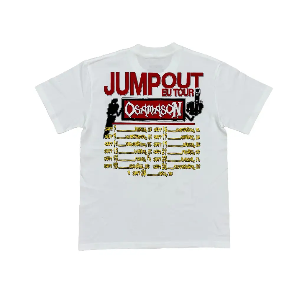 Osamason Jumpout Tour Merch Tee Limited Edition Printed Short-Sleeve T-Shirt