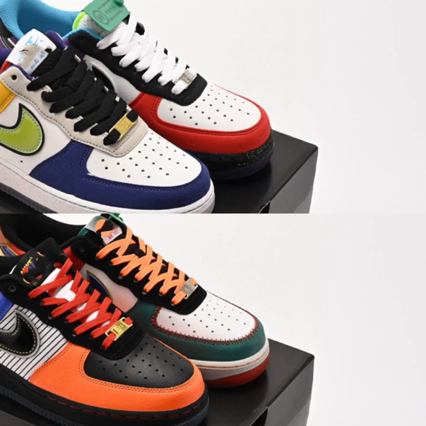 Putian Pure Original AF White Air Force One Yuanyang Shoes Classic Low-top All-match Casual Sports Couple Board Shoes