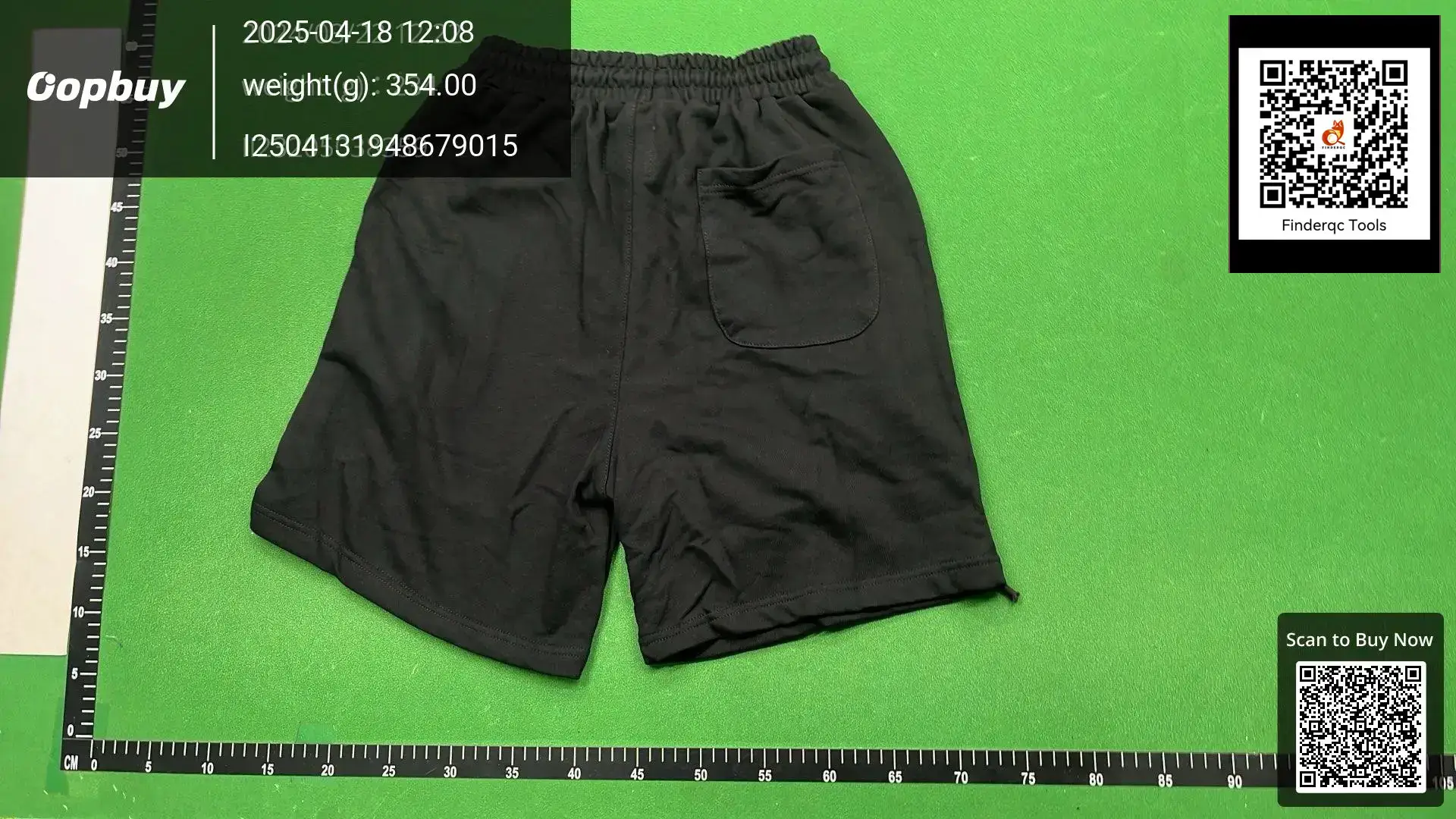 Correct version GALLERY DEPT TIDE high street splash ink stitching hand-painted graffiti printed shorts pants men's