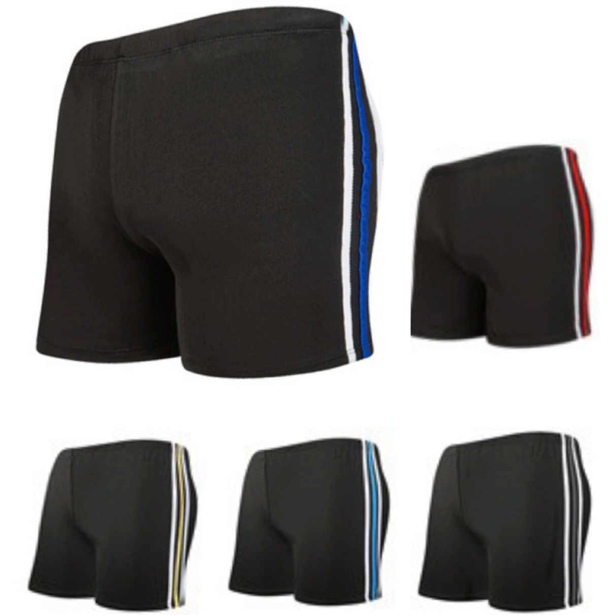 Men's swimming trunks men's swimwear fashion boxer anti-embarrassment plus size hot spring swimming shorts manufacturers first-hand supply