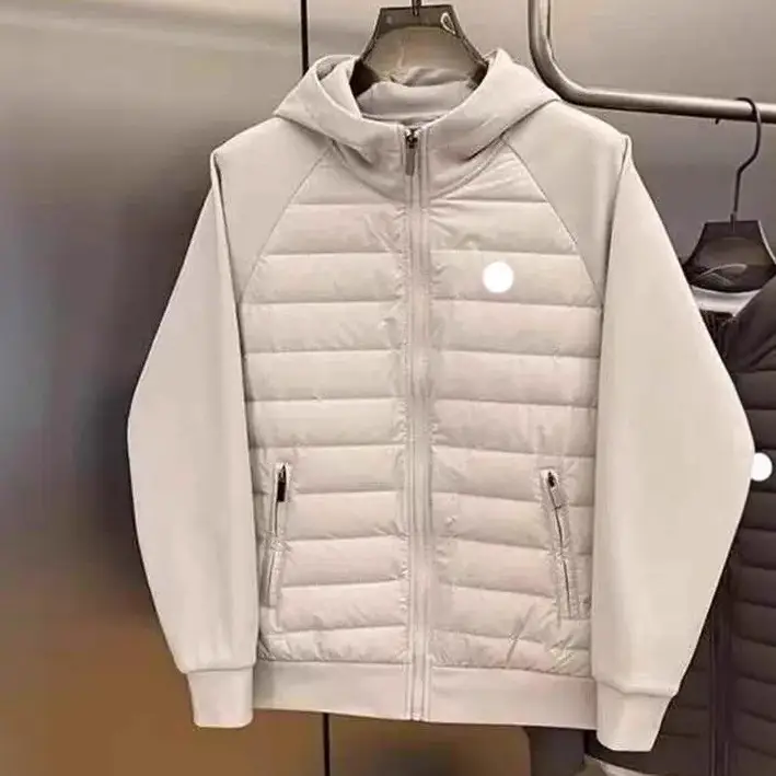 In-Stock 2025 New Jacket for Men and Women, Spring and Autumn Simple Casual Cardigan Patchwork Hoodie Couple Jacket Top