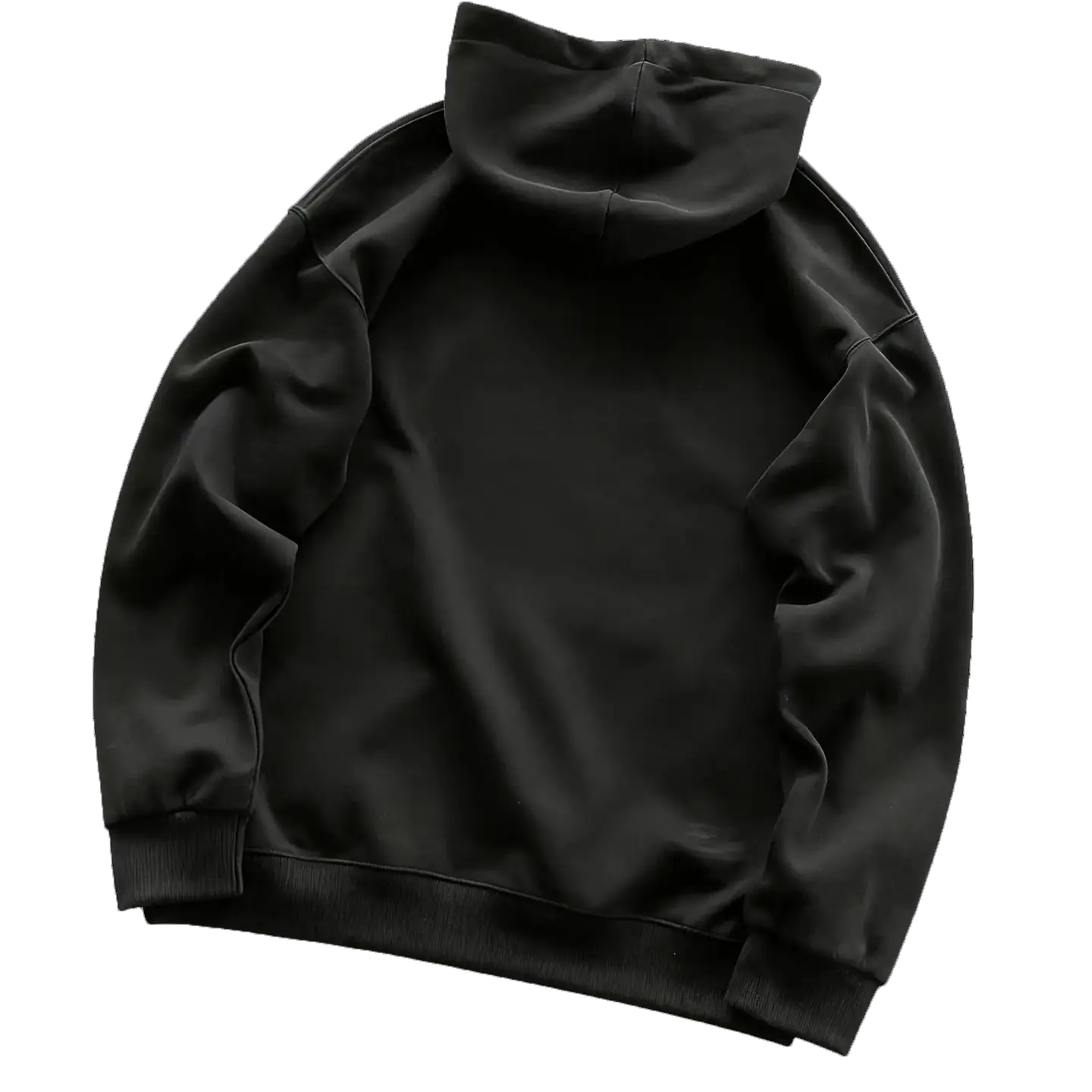 Front Plush Material, Reversible, White and Black String, Round Rope, Four-Color Hoodie 11121720