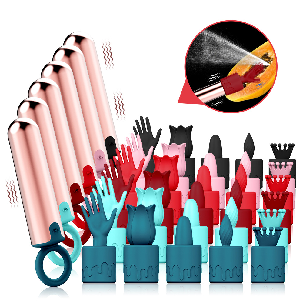 Adult Products Wholesale Five-In-One Strong Shock Bullet Vibrating Egg Mini  Female Adult Products into the Body for Fun