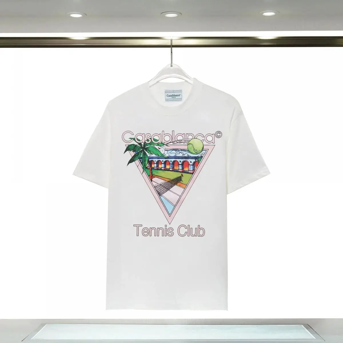 Ca卡萨布渐变logo短袖