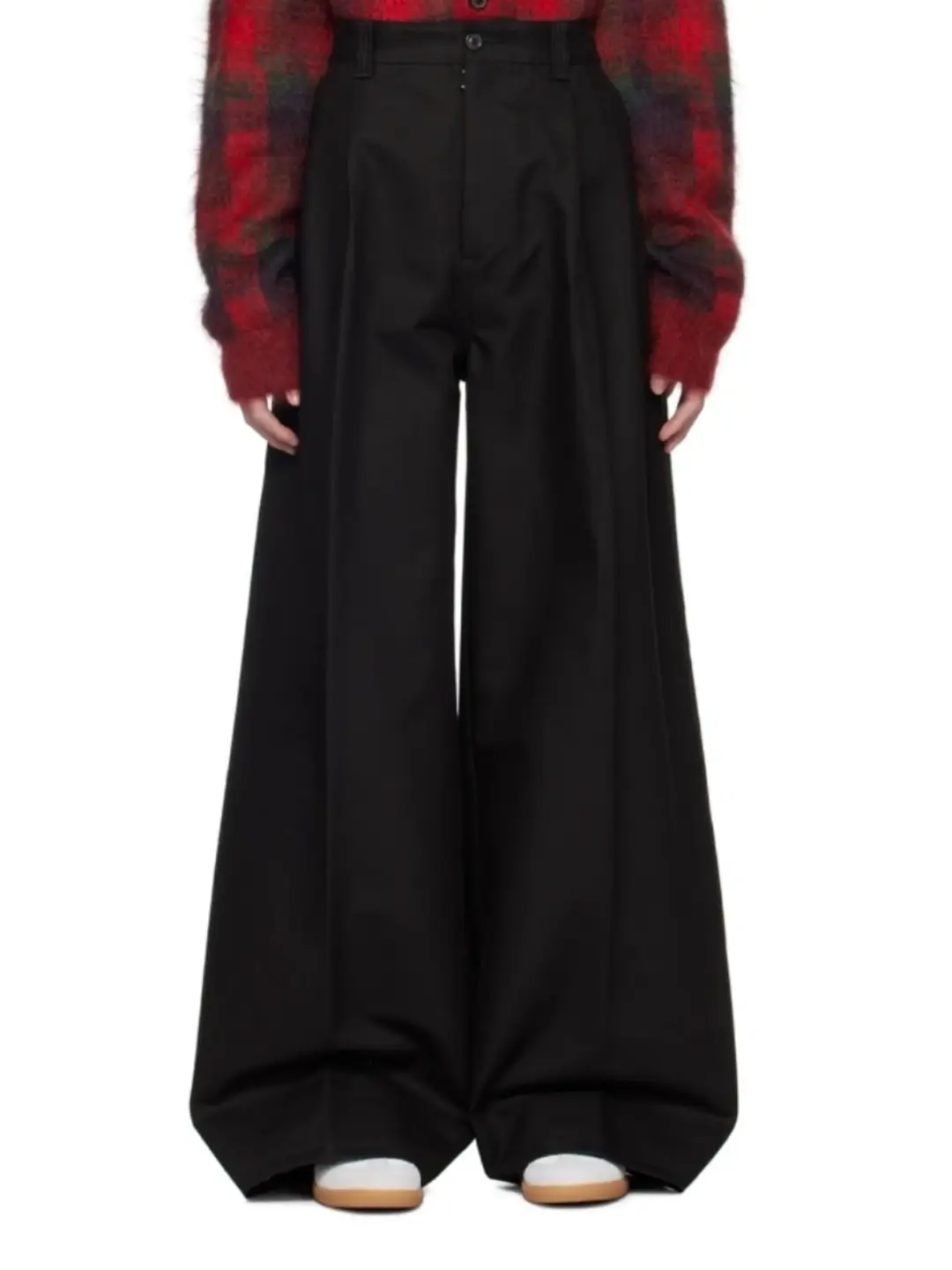 Exaggerated personality silhouette, American wide leg flared pants, skirt pants, high waisted, floor hugging, fattening and lengthening, tall and extra long men's pants