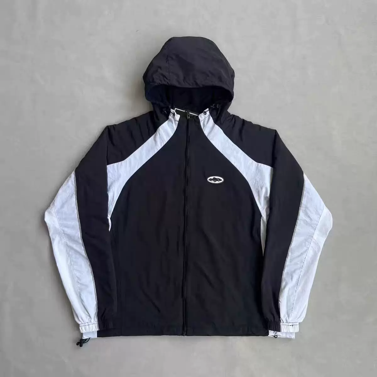 Corteiz Vibe DRILL style 3M reflective hooded windbreaker men's trendy casual lightweight jacket jacket jacket