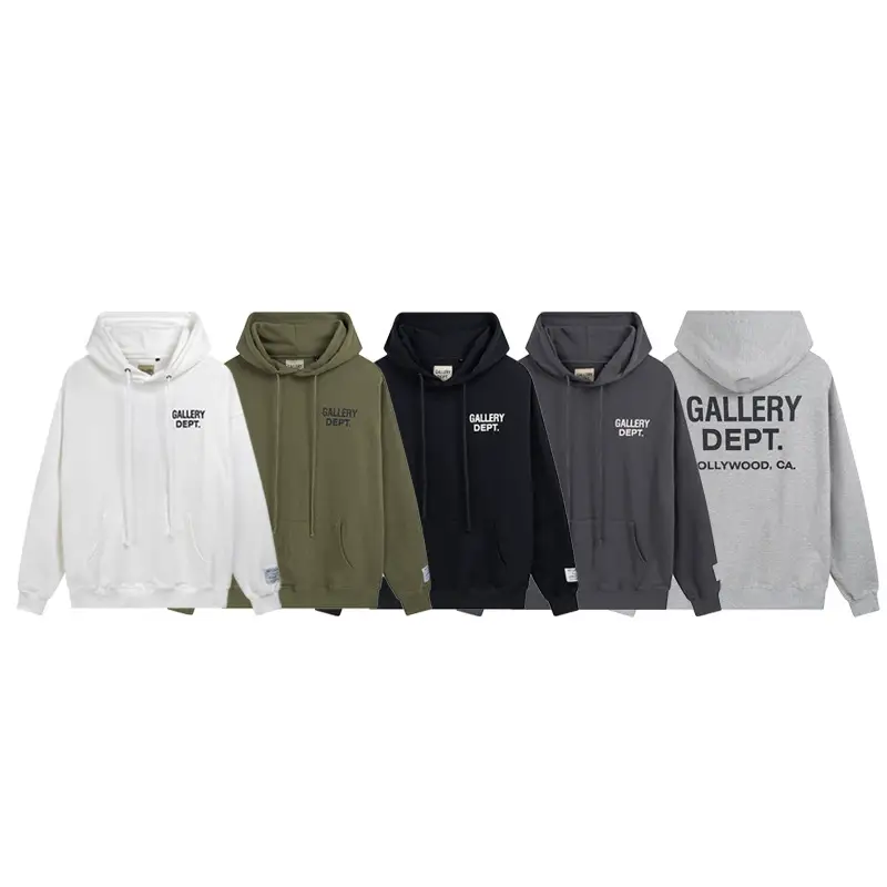 2022 autumn and winter new GALLERY DEPT simple style versatile fashion trend couple hooded sweatshirt