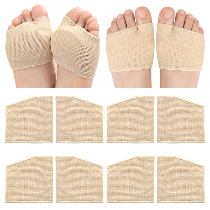 Oblique Mouth Thread Foot Protector Hallux Valgus Thickened Soft Toe Split High Heels Anti-wear Forearm Pad