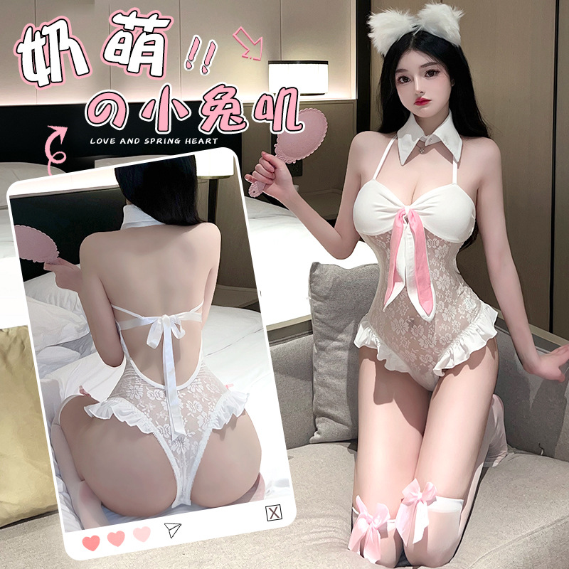 Sex Lingerie Sexy Bunny Uniform Maid No Temptation Small Chest Big Pure Dating Robe 2669-2