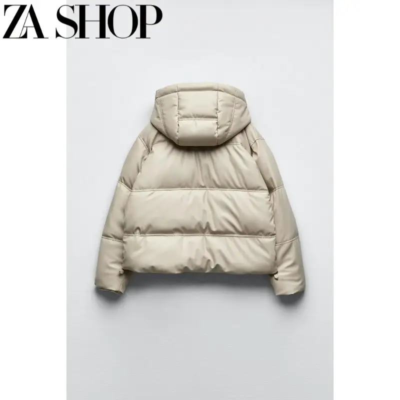 AutumnNewSolidColorVersatileWarmFauxLeatherShortCottonJacketforWomen3046225