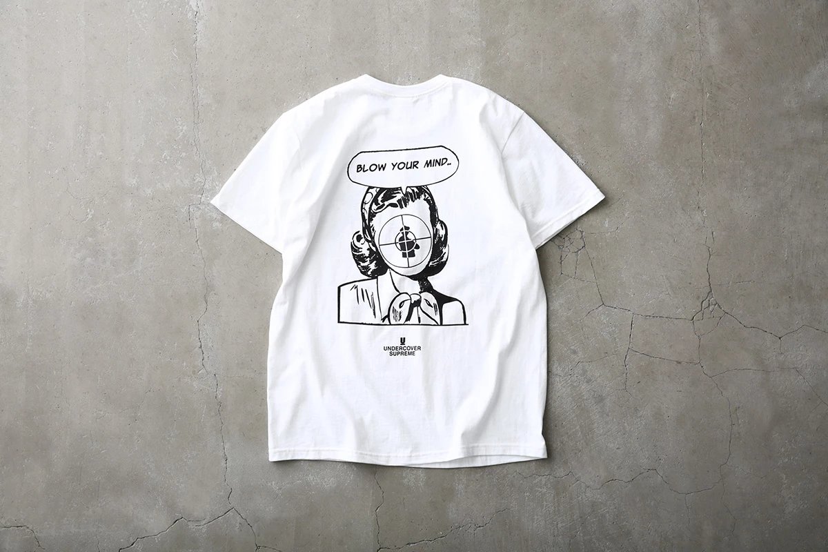 【全店两件包邮】新款Supreme x UNDERCOVER x Public Enemy 三方联名系列圆领T恤短袖