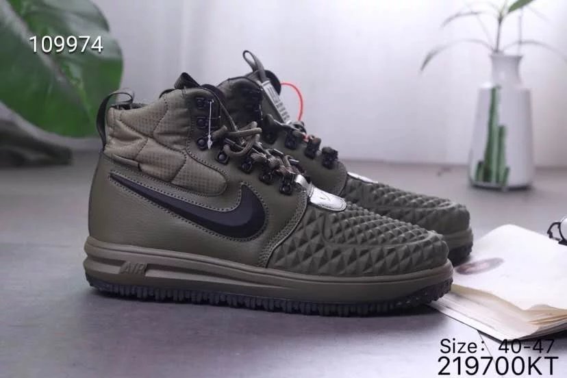 2018秋季耐克Nike LF1 DUCKBOOT'17 空军一号滴塑牛皮防水男子女子高帮运动鞋休闲鞋鞋跑步鞋训练鞋