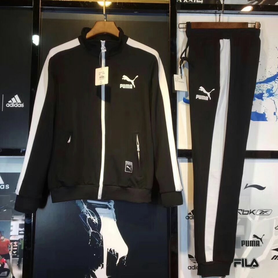 运动服套装男女长袖运动休闲服开衫外套运动长裤两件套3947 5959 L-4XL