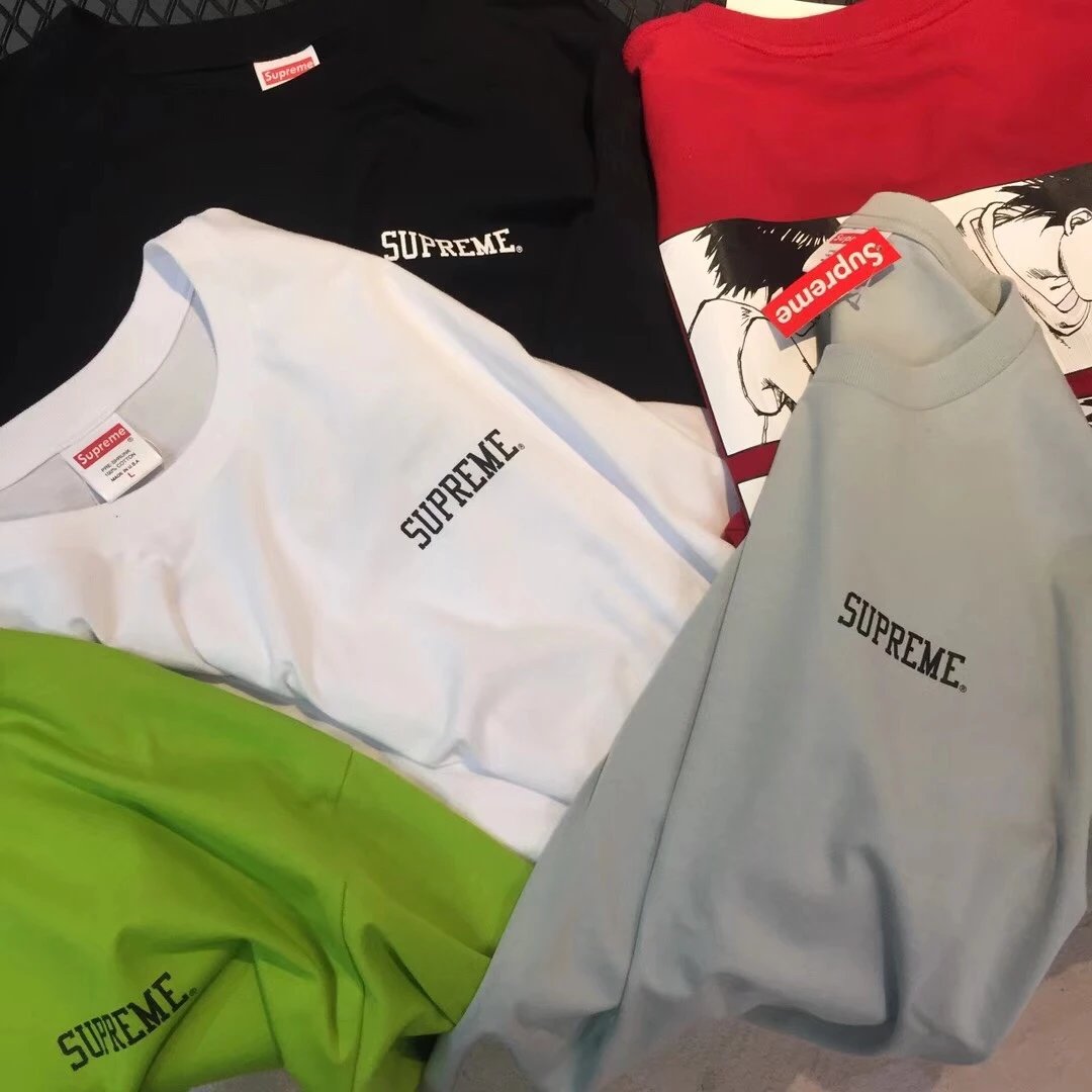 18ss新款supremeXakira阿基拉重磅联名款T恤，超高品质，超越原版质量，定织定染全棉面