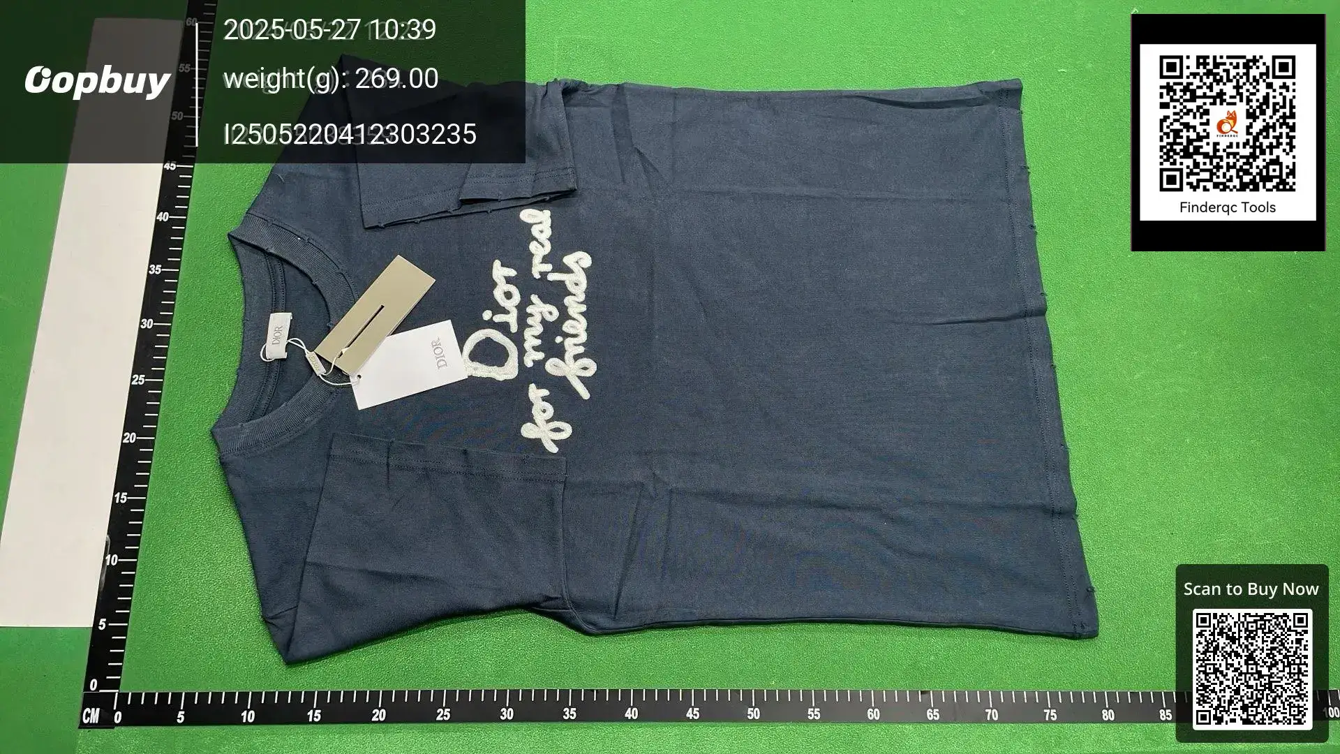 Dee's T-shirt. High version S25 new letter LOGO embroidery magic hut printing fashion men's and women's short sleeve T-shirt