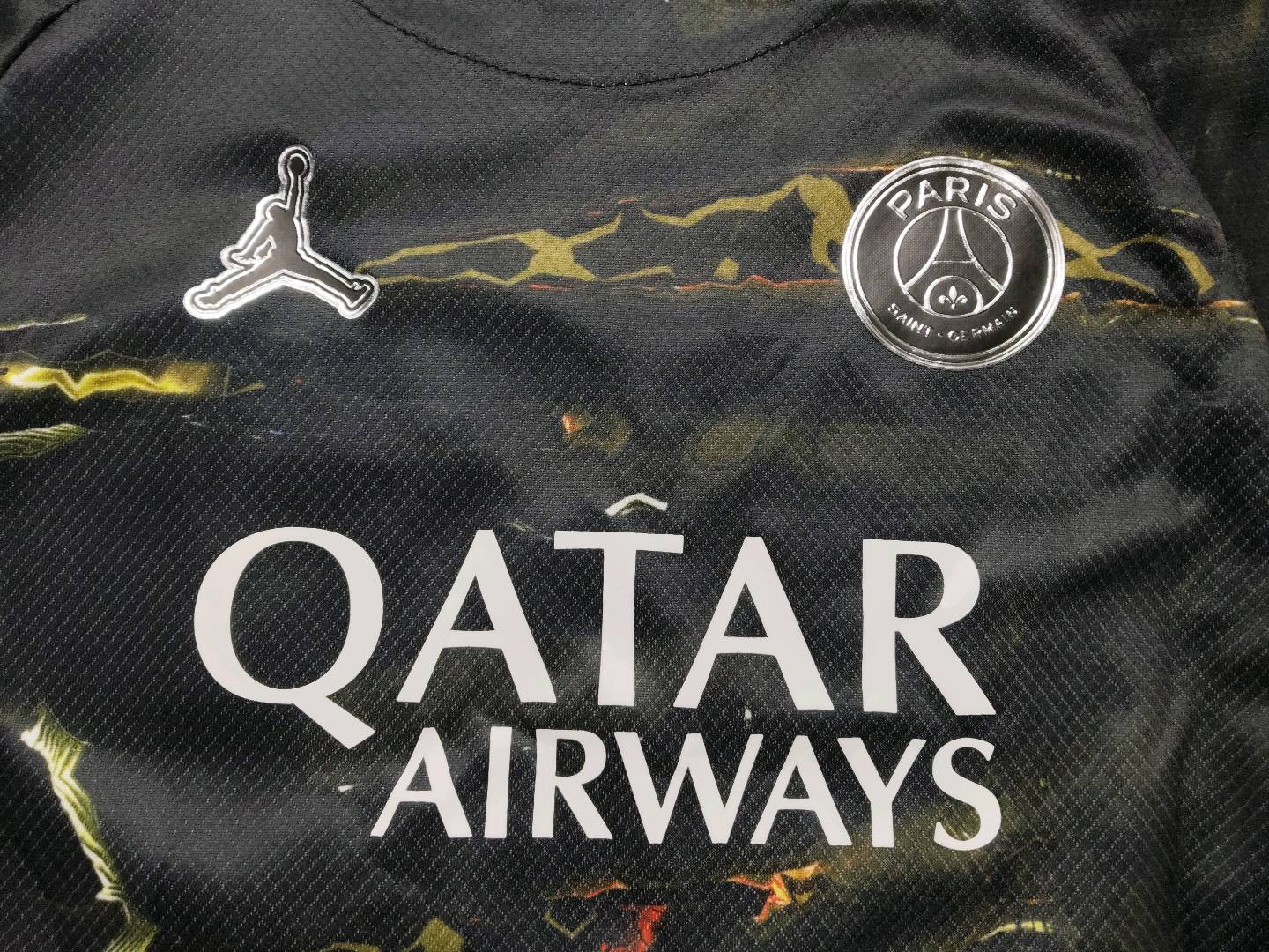 Paris Saint-Germain Jordan Qatar Airways Dri-Fit Jersey and Shorts Kit QC