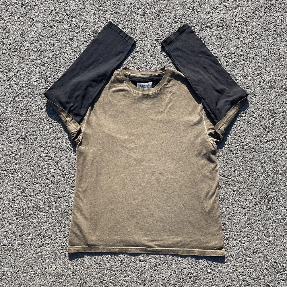Wang Youbing Studio Only Makes Things That They Love! Vintage American Retro Two-Piece Set with Distressed Washed Tops