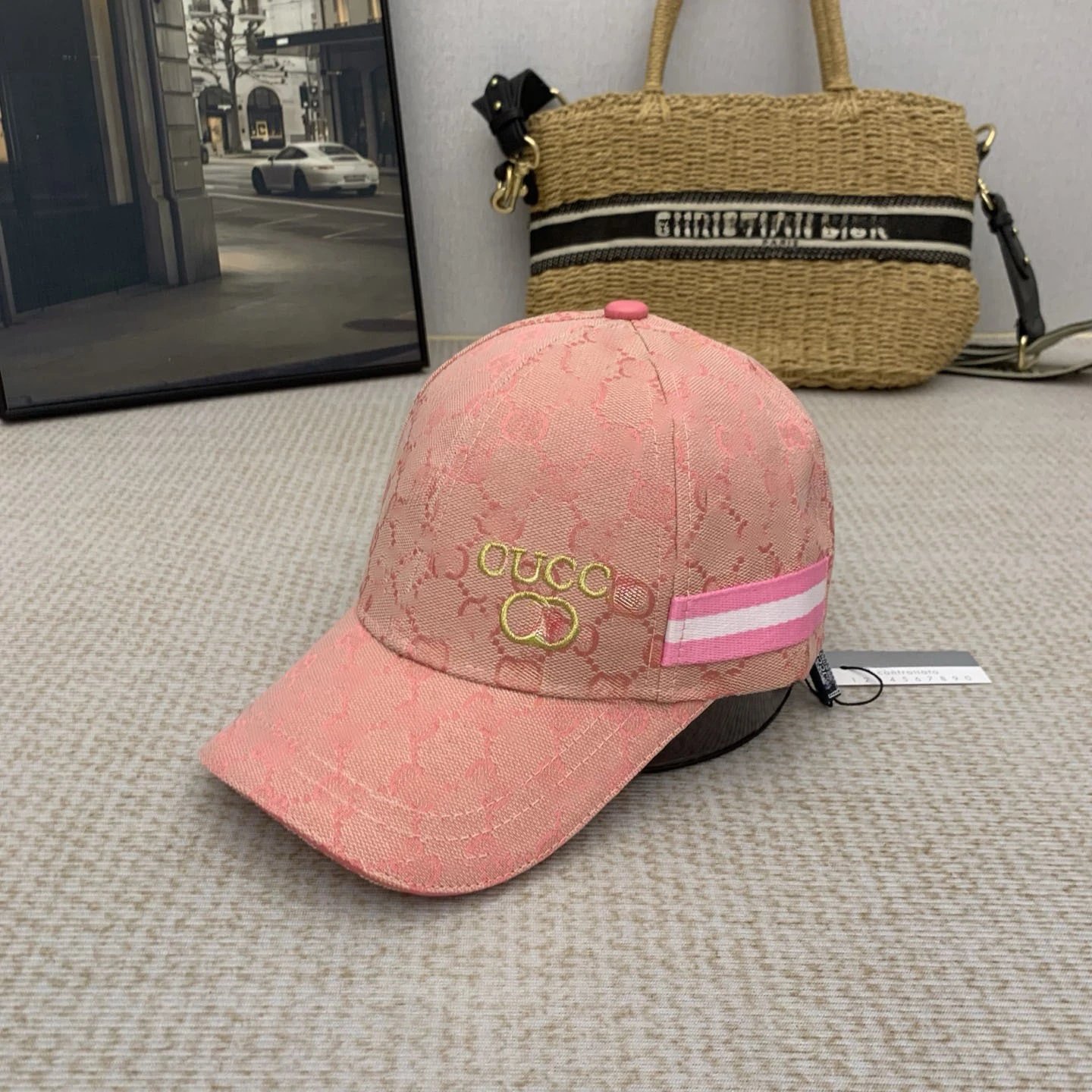Gucci Pink Baseball Cap