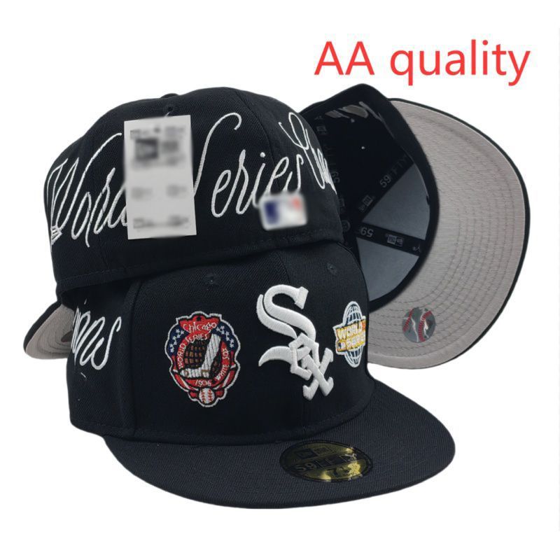 Foreign trade wholesale 25 new fully enclosed size cap AA high quality LA baseball cap flat cap reverse hip hop cap