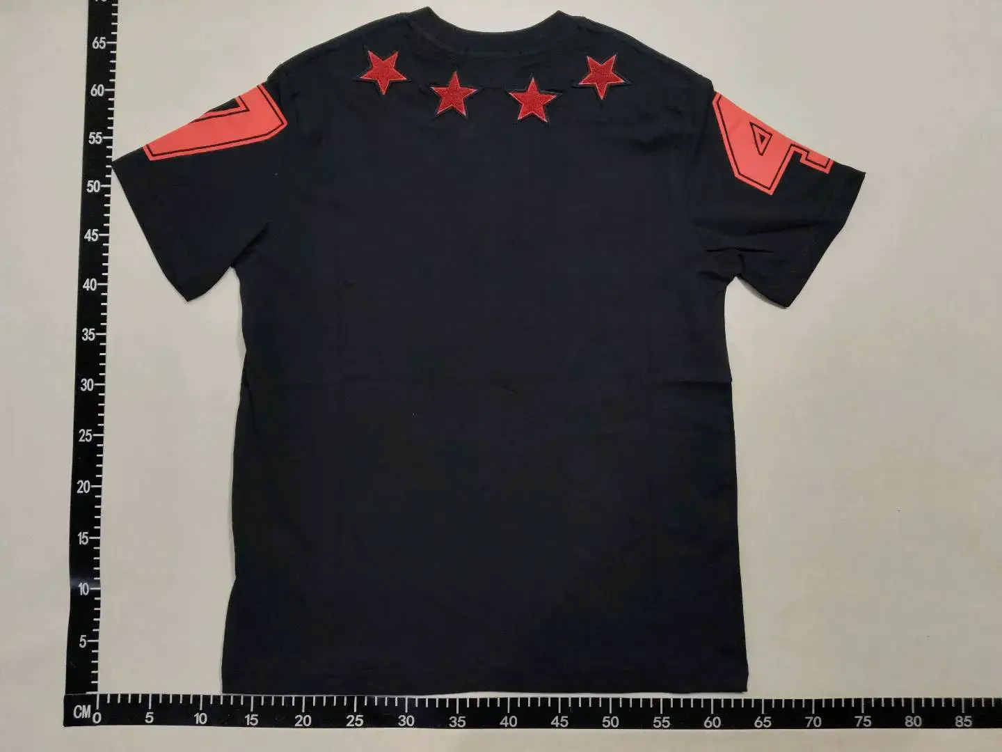 European Style Scarf with Pentagram Design, Loose-Fitting Women's Short-Sleeve T-Shirt, Men's Trendy Brand, Unique Fashion, Summer Couple Wear