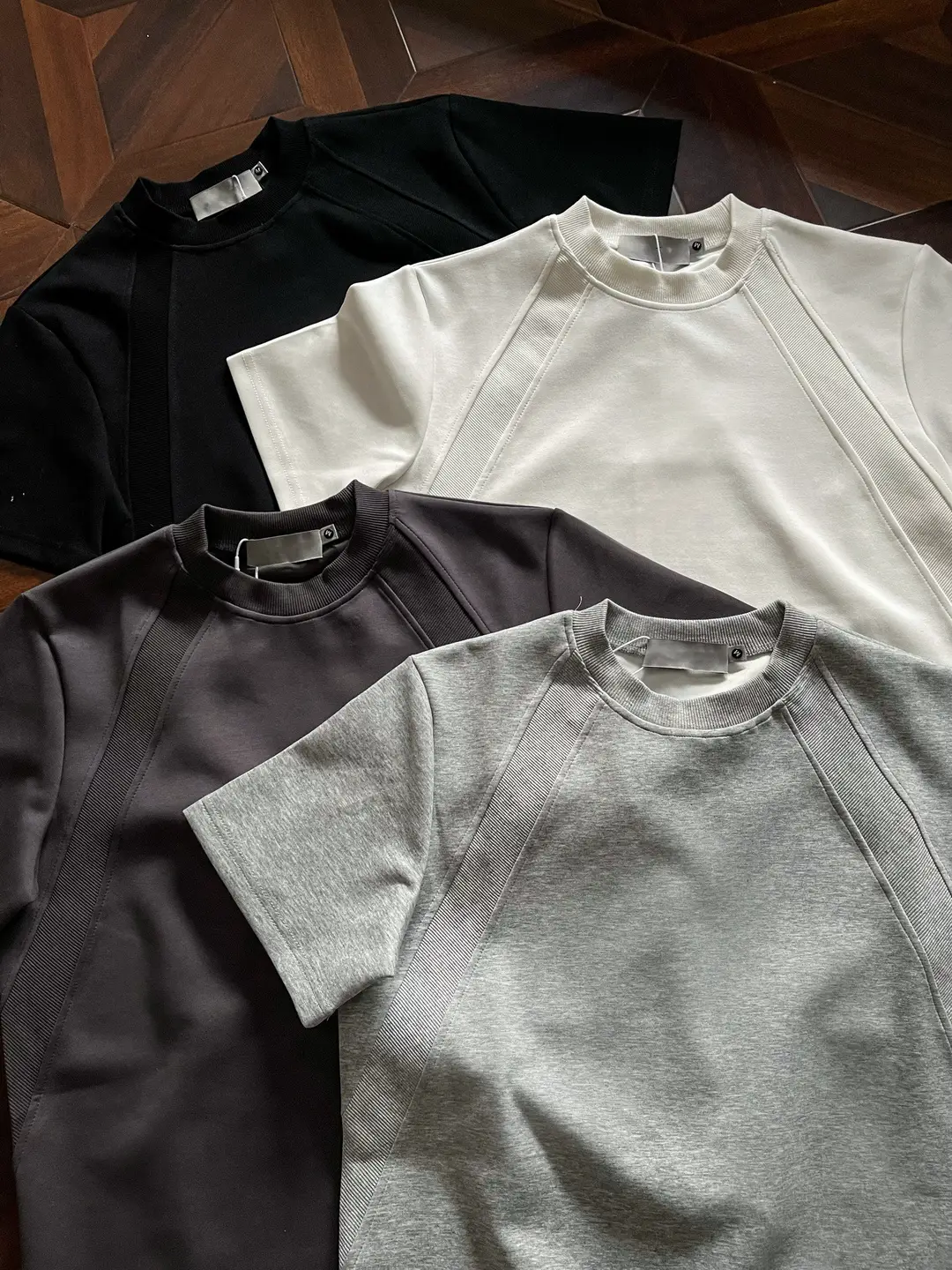 3Ch'Power' Summer 280g Australian-Made Space Liquid Nitrogen Cotton Anti-Wrinkle Cooling Boxy Regular Shoulder Short-Sleeve T-Shirt for Men and Women