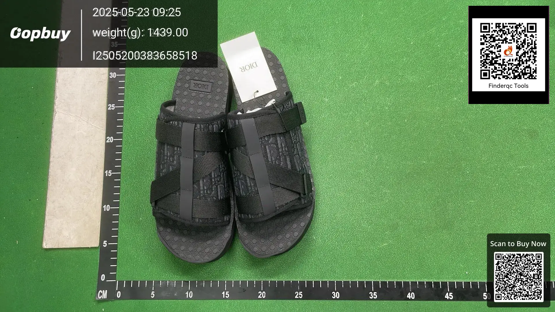 Dior B23 Slides Black