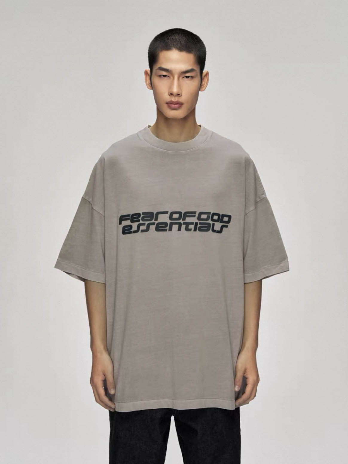 26 New Models of Fog Stack Essentials Pure Cotton High Street Loose Trendy Brand Printed Couple Short-Sleeved T-Shirts