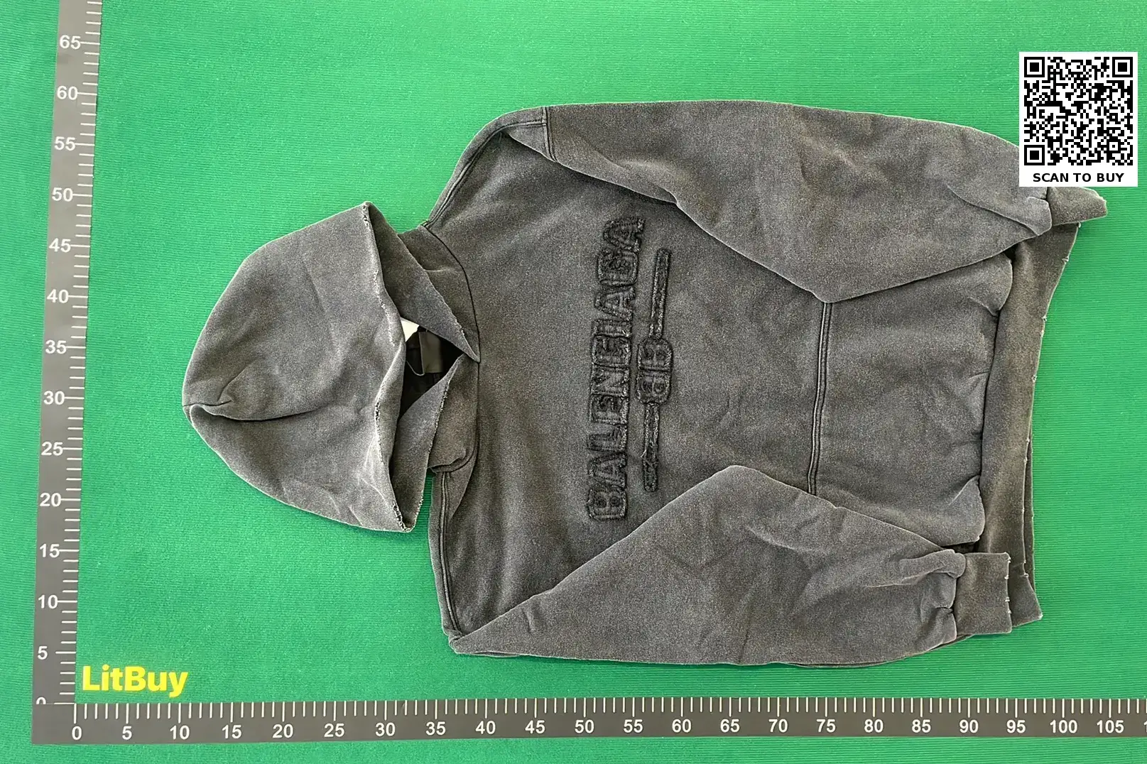 Front convex loop, Balala, lower horizontal bar, symmetrical coin, dark gray hoodie 77012363