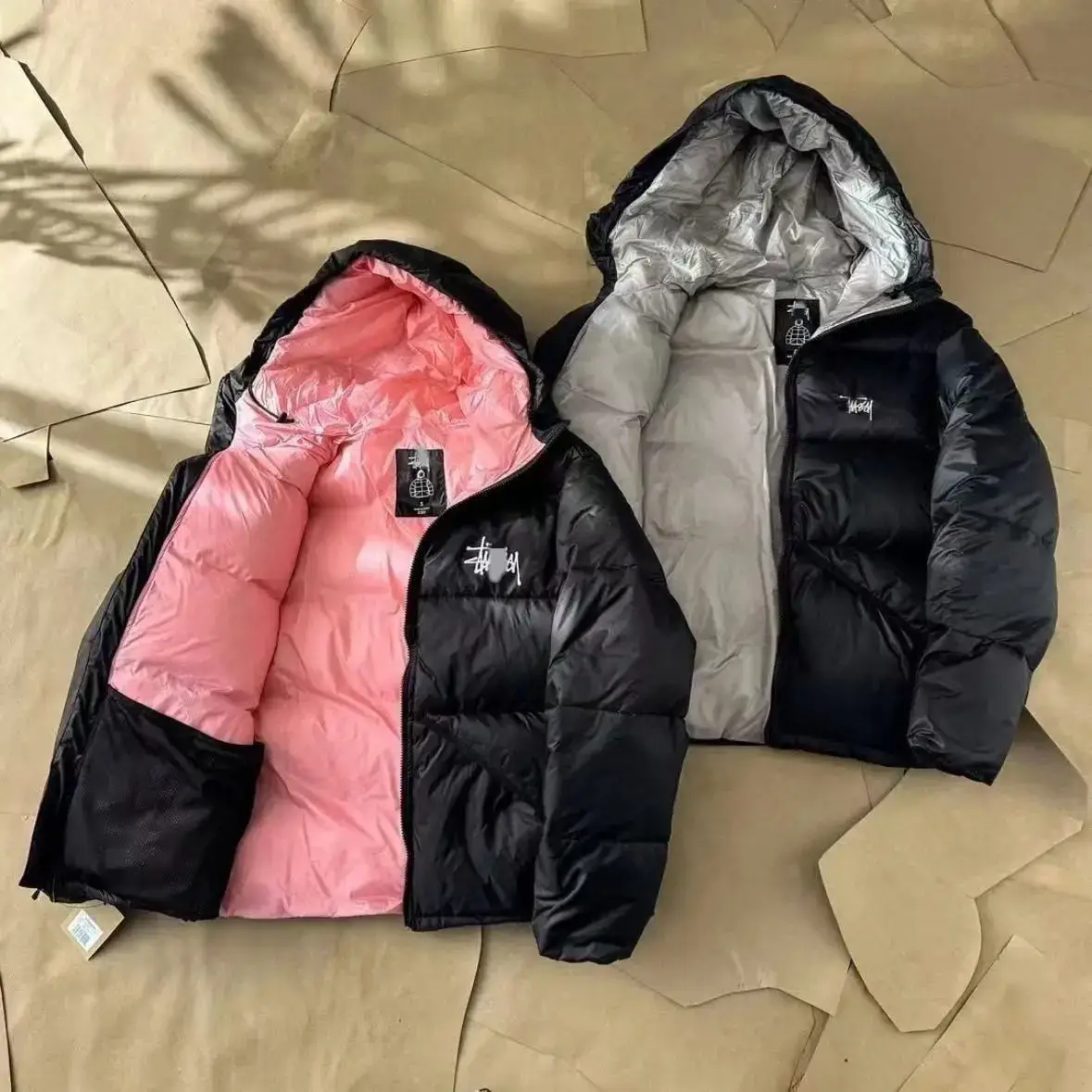 刺绣羽绒服休闲潮流