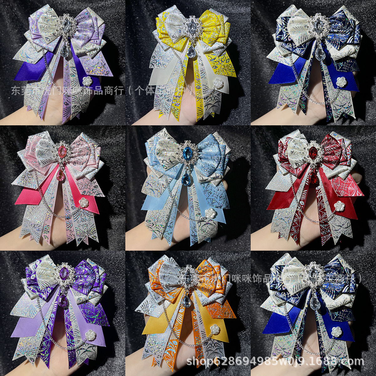 Finished DIY Handmade New Year Christmas Joker Aid Bow Ins Carat Bars Pumping Pain Packaging Jewelry