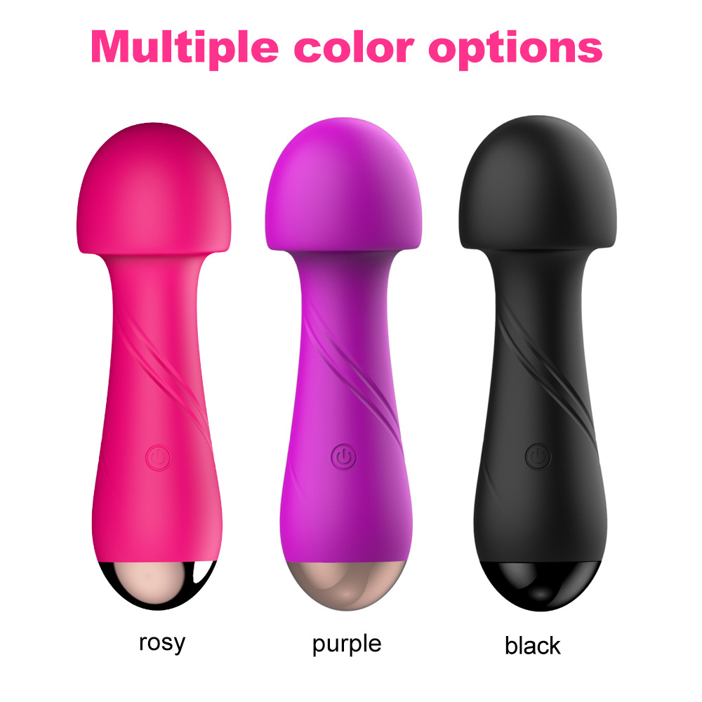 12-Frequency USB Rechargeable Av Massage Stick for Female Erotic Masturbation  Couple Flirting Silicone  Factory