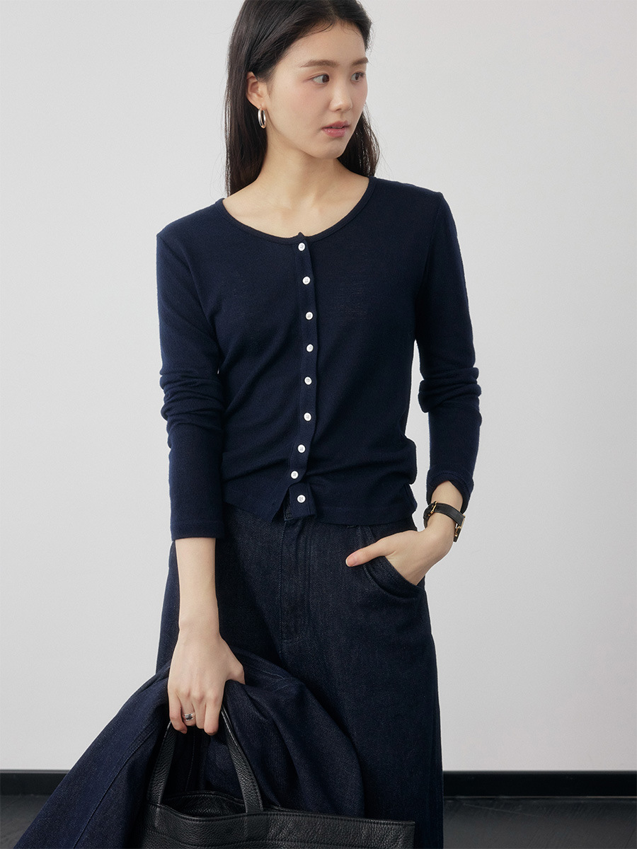 Trendy: Wear the Clouds on Your Back - Wool Blend Fluffy and Soft 2026 Spring New Knit Cardigan 60236