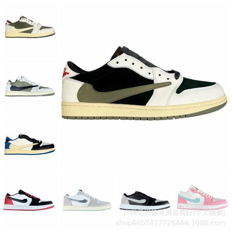 Putian Pure Original Aj Men's Basketball Shoes Barb Low-Top Women's Sneakers Sports Shoes Men's Obsidian North Carolina Blue and White