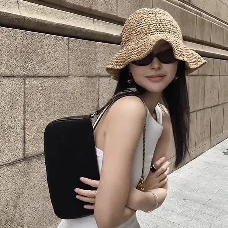 Hat Straw Hat Women's Japanese Style Fresh Style Summer Korean Style Fashionable All-Match Wided Internet Celebrity Ins Style Foldable Fisherman Hat