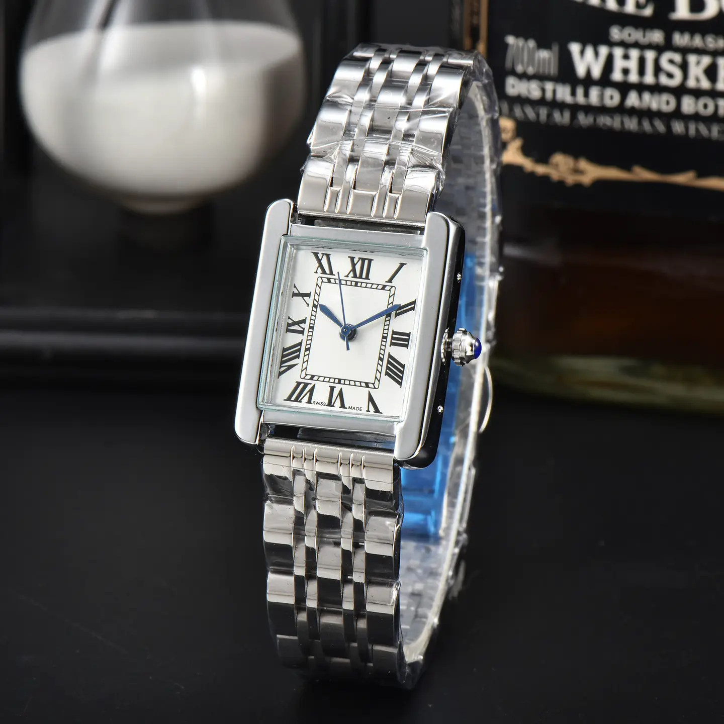 Fashion Casual Card Home Square Roman Quartz Luminous Calendar Women's Watch Factory Wholesale