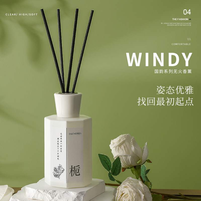 200ml New White Bottle Creative National Transport Series Non-fire Aromatherapy Home Lasting Indoor Air Fresh Aromatherapy