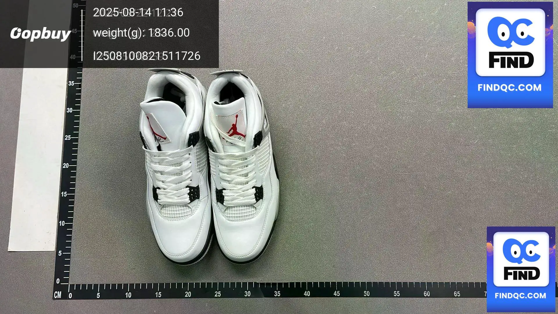 Jordan 4 White Cement