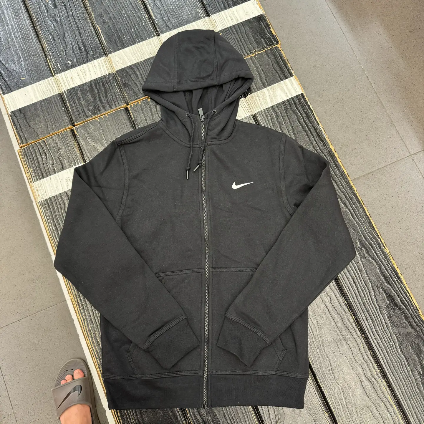 Genuine Nike Nike Spring & Fall Classic Men's Athleisure Fleece-lined Heattech Knitting jacket Outwear 623451