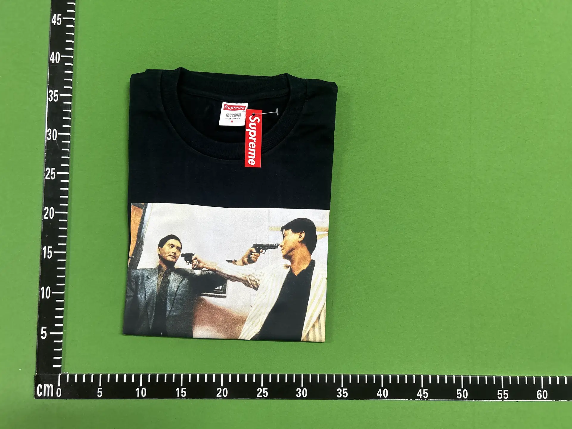 19SS The Killer Trust Tee Chow Yun fat Bloody Double Male Printed Couple Short sleeved T-shirt for Men and Women