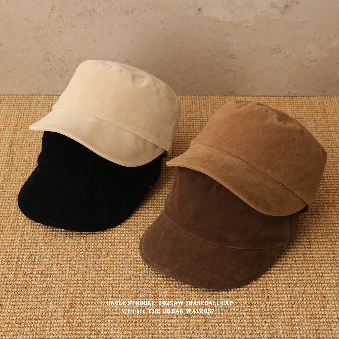 Autumn and Winter Retro Equestrian Hat Korean Style High-End Flat-Top Suede Newsboy Hat for Girls British Style Beret Hat