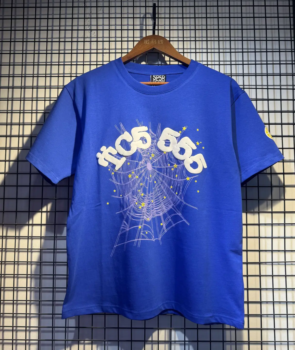 Foreign Trade Hip-Hop Singer Young Thug's Same Foam Letters 555555 Couple Casual Loose Short-Sleeved T-Shirt