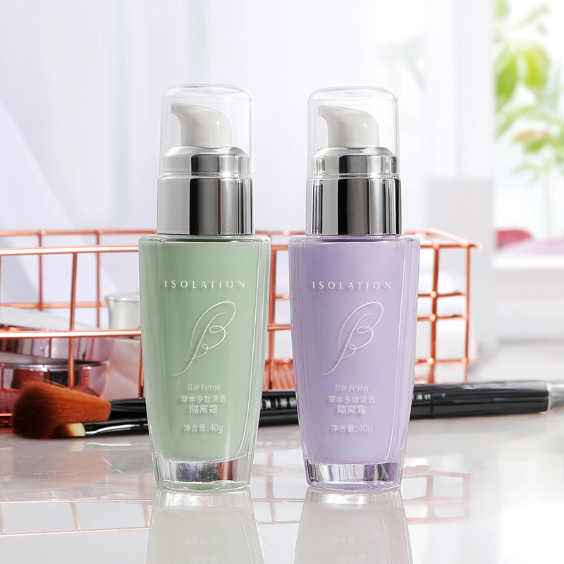 Fenyi Plant Herbal Isolation Cream Tricolor 40ml Makeup Front Milk Base Moisturizing Makeup Cosmetics Little Red Riding Book Hair