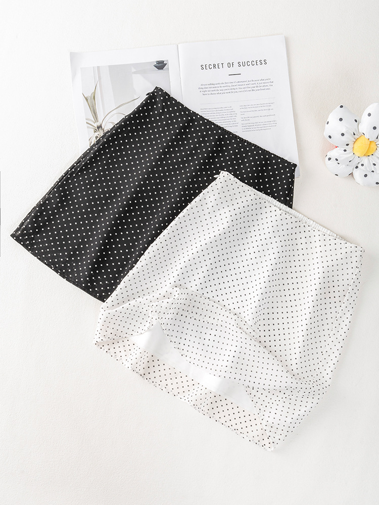 Black Polka Dot Skirt for Women 2026 New Style Spring Summer Autumn High-Waisted Petite Spicy Girl A-Line Bodycon Short Skirt