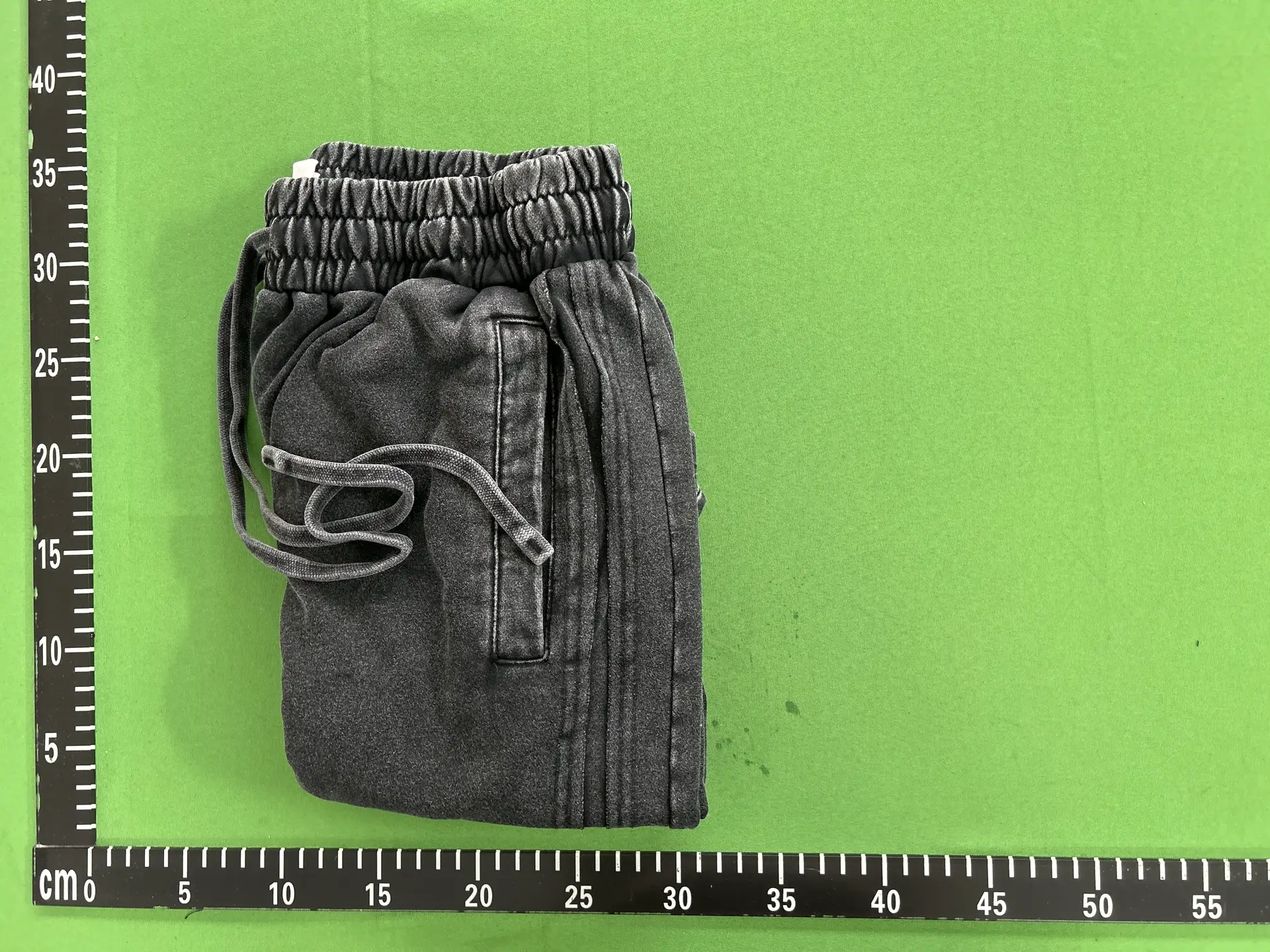 Distressed Denim Shorts Grey