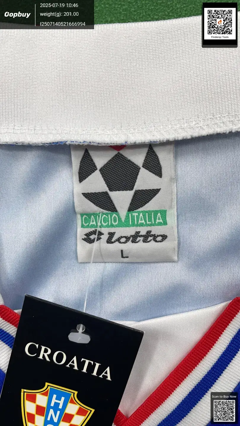 Lotto Croatia Retro Replica Jersey