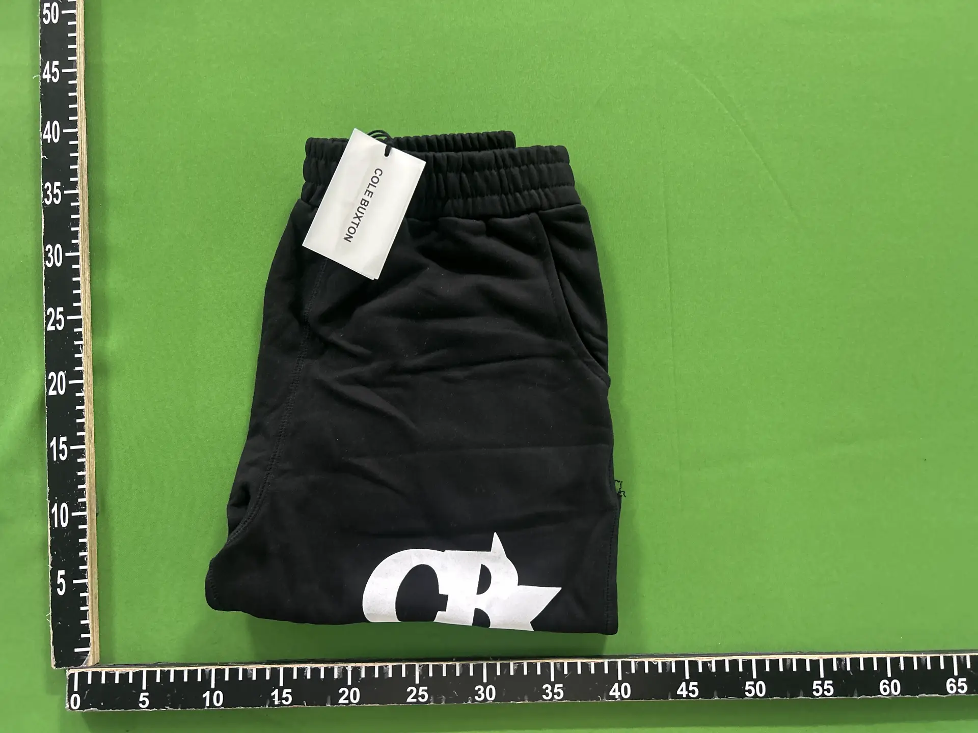 Cole Buxton Black CB Logo Shorts