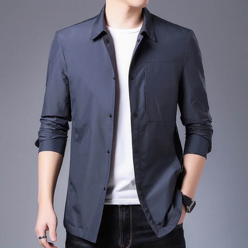 New Style Jacket Men's Fashion Outerwear Thin Casual Men's Clothing Spring and Autumn Jacket Korean Style Trend