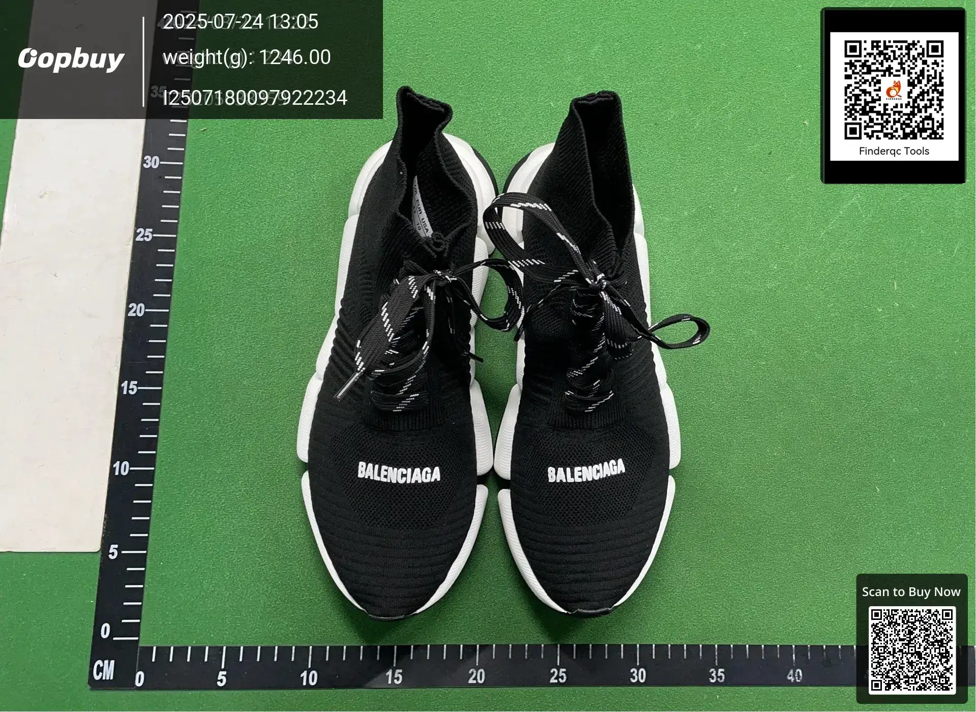 Guangzhou High Version Paris Black Casual Comfortable Socks Shoes Men and Women Same Style Sports Shoes Thick Sole Couple Shoes Trendy